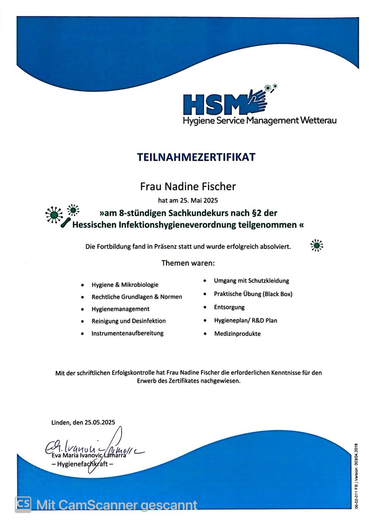 HSM  Hygiene Service Management